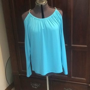 Cold shoulder blouse